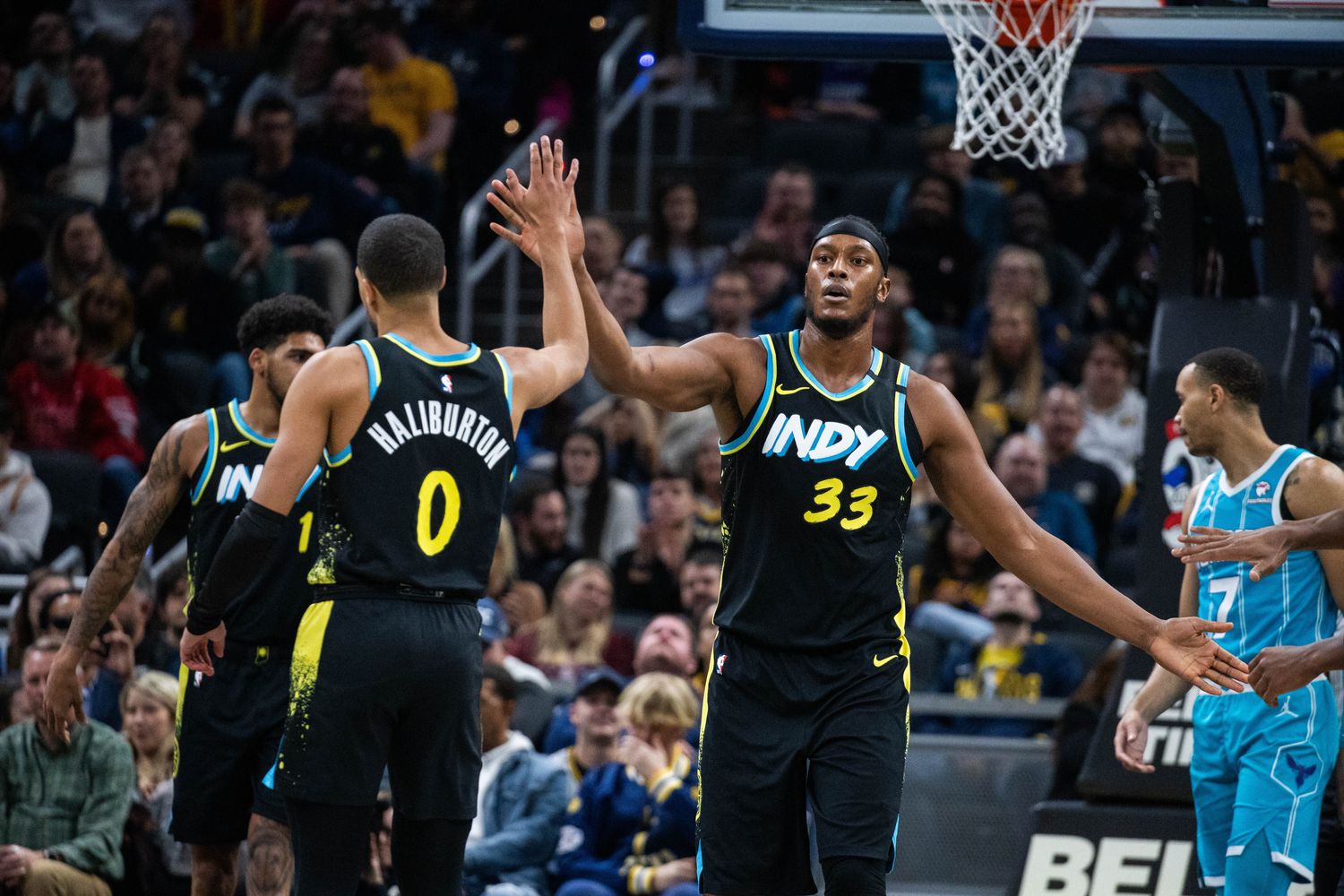 Indiana Pacers Myles Turner Tyrese Haliburton